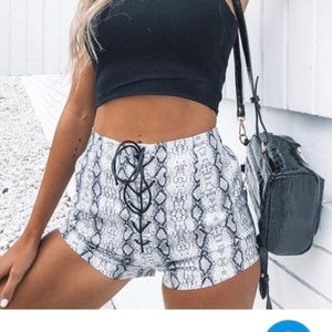 Beginning Boutique Marley Shorts Snake